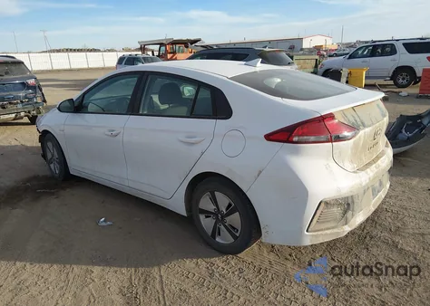 2020 Hyundai Ioniq Hybrid Blue z USA, uszkodzony, nr VIN KMHC65LC2LU219016